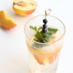 Sparkling Peach Limeade | Je suis alimentageuse