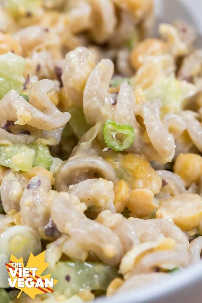 Vegan Chickpea Pasta Salad