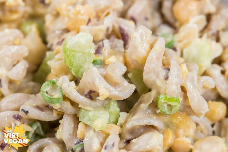 Vegan Chickpea Pasta Salad
