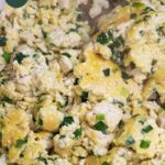 a close of up vietnamese egg scramble